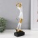 Polystone souvenir "Golphist" white-gold 12x11x32.5 cm