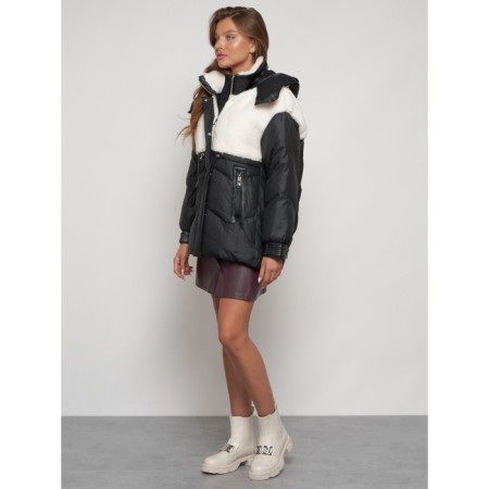 Winter jacket, size 52, black color-1