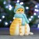 Piggy bank "Cat Charlotte" red, 10x10x15cm