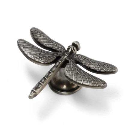Cappio Pro Pro Pro Pro Dragonfly Handle 47 x 60 mm, the color is old. silver-1