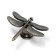 Cappio Pro Pro Pro Pro Dragonfly Handle 47 x 60 mm, the color is old. silver