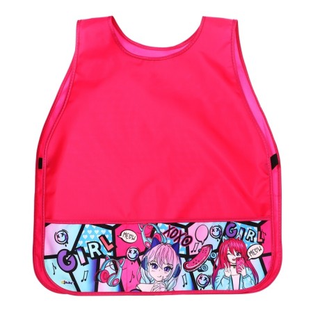 Apron for labor (cloak) + sleevens, 570 x 480/240 x 145 mm, (height 116-134), fn 3-20 "Anime Pattern" 71453-1