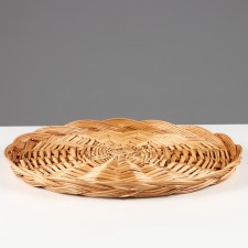 Wicker basket, h = 3cm, d = 34 cm