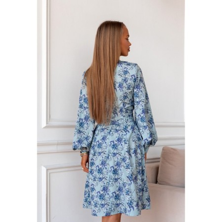 Women's dress, size 42, blue color 5570-2