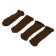 Cappio furniture socks, brown color