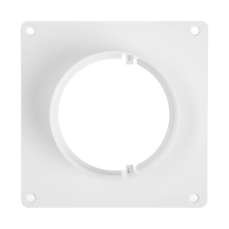 Round channels connector Zein, D = 100 mm, ventilation, with an overhead plate-4