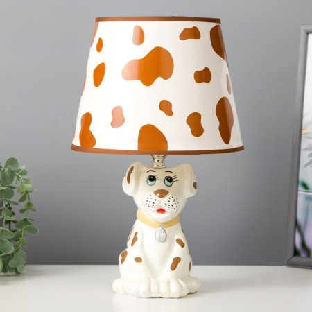 Table lamp "Satisfied dog" h = 18 cm, (220v/e14) MIX RISALUX-8
