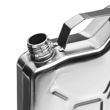 Captain alcohol flask, stainless steel, gift, army, 150 ml-2