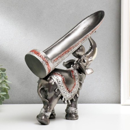 Souvenir Polystone stand for the bottle "Griffel Elephant" 29.5x29x10 cm-2