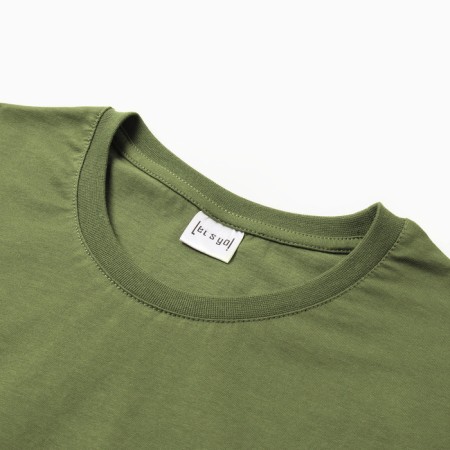 T -shirt unisex, size 50, khaki color-1