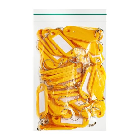 A set of key keycels, 50 pieces, 53 mm, yellow color-5