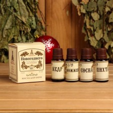 New Year. A set of essential oils 4 pcs of 15 ml of New Year's mood