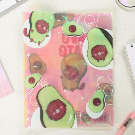 Avocato notebook holographic cover, 34.7 x 21.1 cm-2
