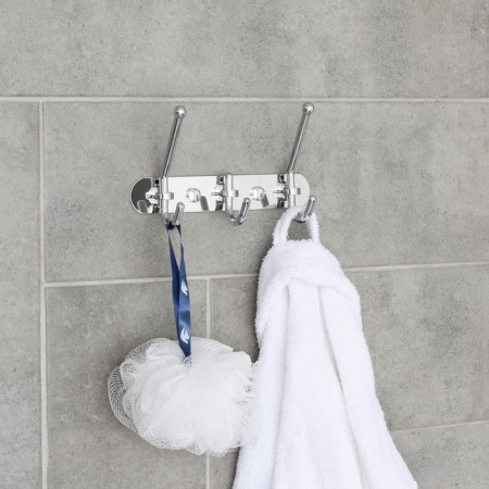 Wall hook on the bar Accoona A161-3, 3 pcs, color chrome-2