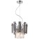 Suspended lamp TON 2XE14 40W, size 22x22x50-100 cm, color chromium