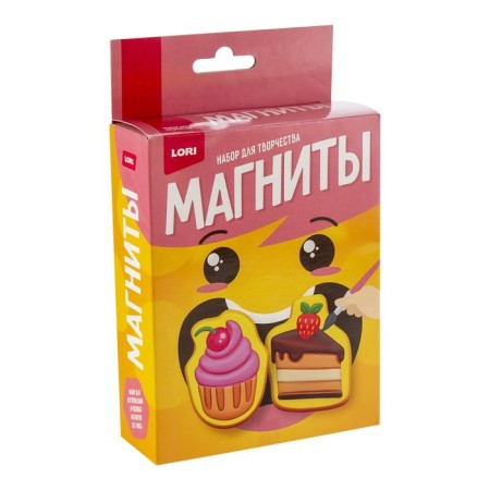 Gypsum magnets "Sweet breakfast"