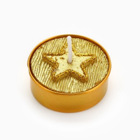 Tea candle "Festive", d = 4 cm, mix-20