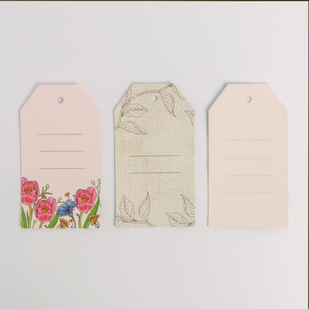 A set of satin tapes "Lilac" 14 x 19 cm, 3 pcs.-2
