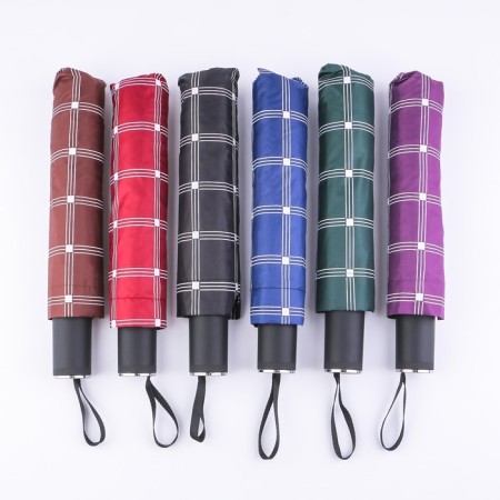 Mechanical “Cage” umbrella, Eponge, 4 additions, 10 spokes, r = 57 cm, color mix-6