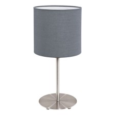 Passteri table lamp, 1x60W E27, Nickel color