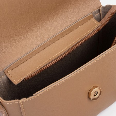 Bag-mixer on the valve, long belt, beige color-2