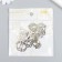 Decor for creativity Metal "Track" set 20 pcs silver 1.4x2.2 cm