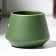 Ceramic "Leaves" mug, 320 ml, green color