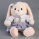 Soft toy "Little Friend", bunny in a lilac dress