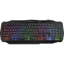 The keyboard Defender Ultra HB-330L, game, wired, membranes, backlight, 104 claw, USB, black