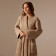 WAFEL Women's bathrobe SL Home: Waffle "Sabbia", size XL, 100% cotton, 320 g/m2