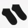 Male socks shortened, black color, size 25