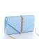 Women's bag on magnet, blue color