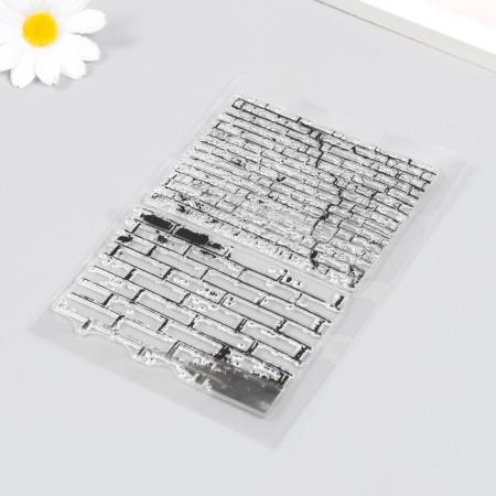 Stamp for creativity Silicon "Brick Walls" 16x11 cm-1