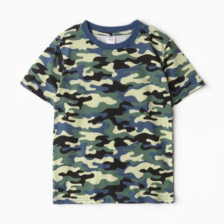 T -shirt children's, blue color, height 104 cm-4