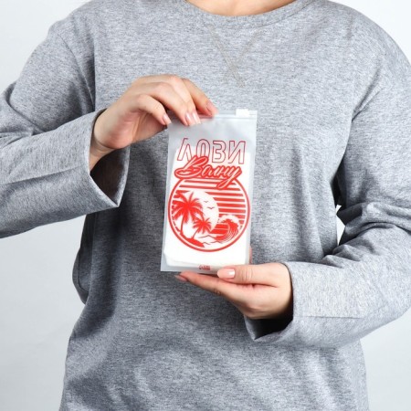 ZIP packet for travel “Catch the Wave”, 14 μm, 9 x 16 cm.-2