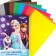 Cardboard color, A4, 10 sheets, 10 colors, non -unilateral, in a folder, 220 g/m², cold heart
