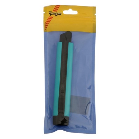 Tundra knife, ABS plastic housing, metal guide, SK-5 blade, 18 mm, mix-11