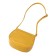 Female bag, artificial leather, yellow 24x10x18 cm