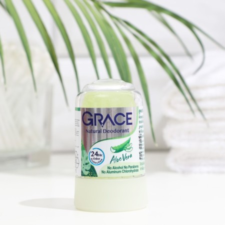 Deodorant Crystalline Grace Mineral Herbal Deodorant with Aloe Vera, 70 g