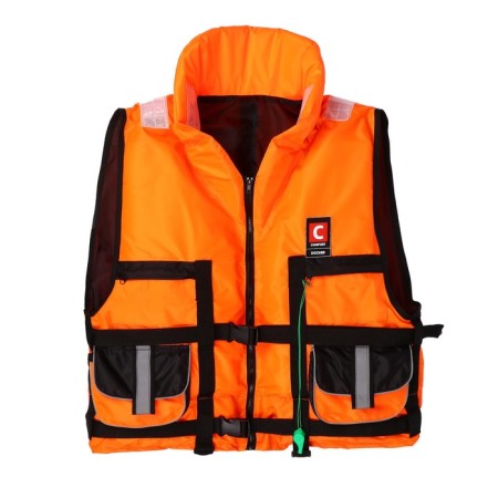 Rescue vest with the headrest "Docker", 120 kg-2