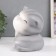 The piggy bank "kitten" is height 17 cm, width 13 cm, length 14 cm.