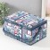 Casket for needlework "Patchwork. Blue flowers" 19x26x14.5 cm