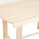 Table, 120 × 63 × 73cm, from linden, with rounded edges, extra