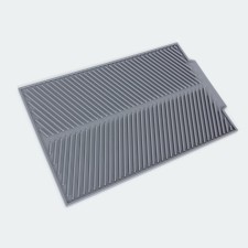 Silicone rug for drying dishes Joy Home, 39x25 cm, gray
