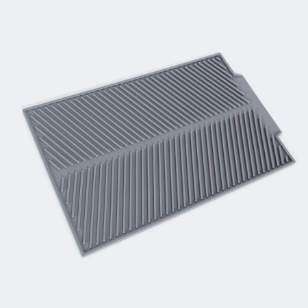 Silicone rug for drying dishes Joy Home, 39x25 cm, gray
