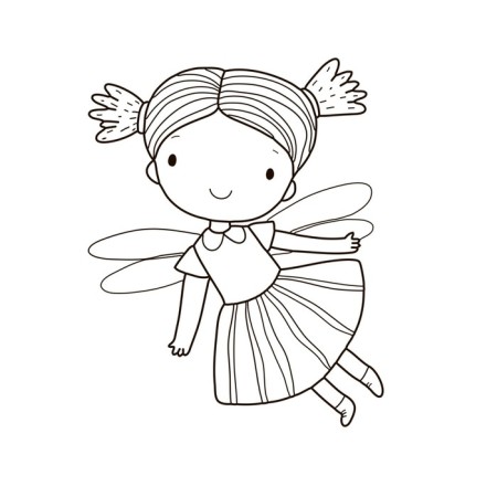 Fairys. Coloring for kids-1