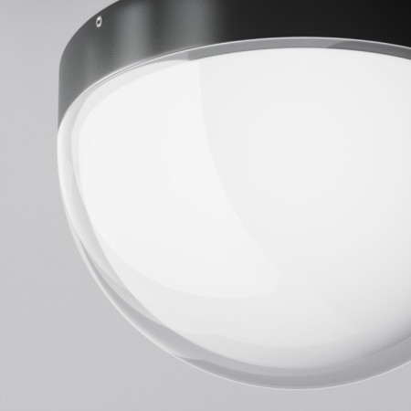 Ceiling light Outdoor O438CL-L12GF3K, LED, 12 W, 180x180x122 mm, 1100 lm, 3000k, 2835, graphite-3