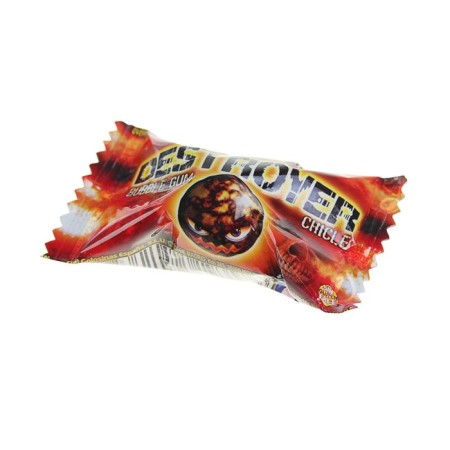 Destroyer chewing gum with lamon-lame strawberries, 6 g-2