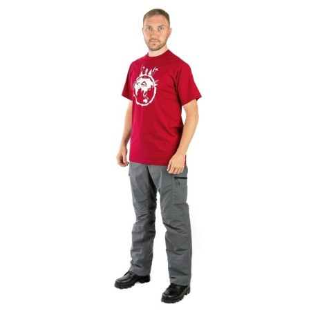 T-shirt Payer World Tour, Cotton, Bordeaux, XXXL-3