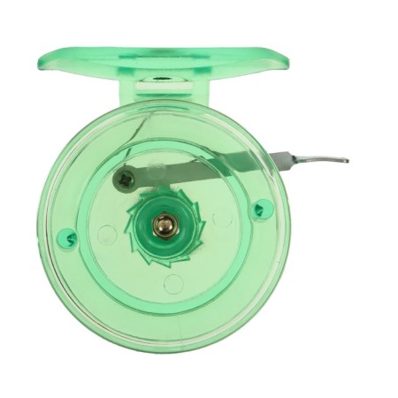 Inertial coil, plastic, diameter 6.5 cm, light green color, 808s-3